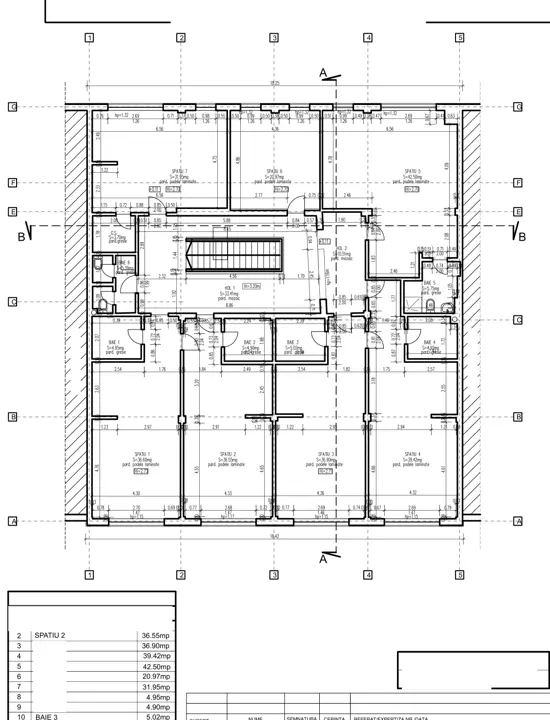 Cabinete medicale prin schimbare de destinație, planșă din proiect 8