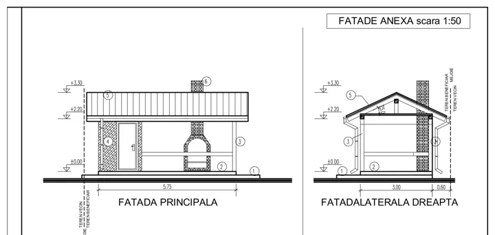 Locuință unifamilială, planșă din proiect 3