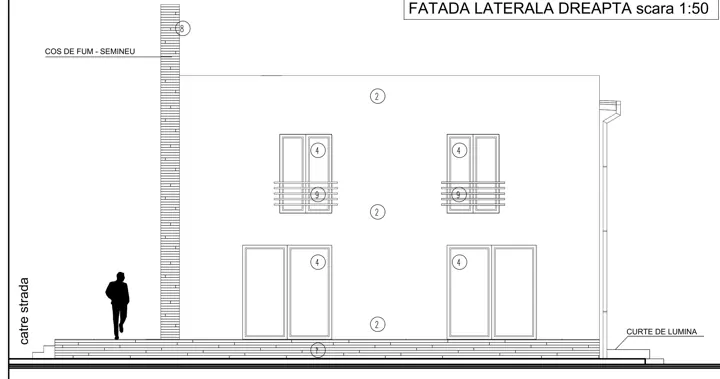 Locuință unifamilială, planșă din proiect 2